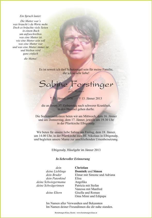 Sabine Forstinger